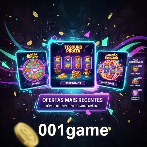 Imagem do site 001game mostrando opções de jogos e novidades para gamers brasileiros